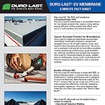 Duro-Last EV 2-Minute Fact Sheet